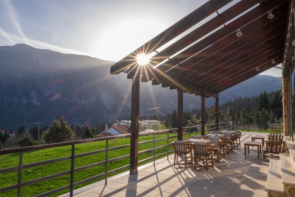 Orizontes Tzoumerkon Hotel Resort Pramanta Bagian luar foto