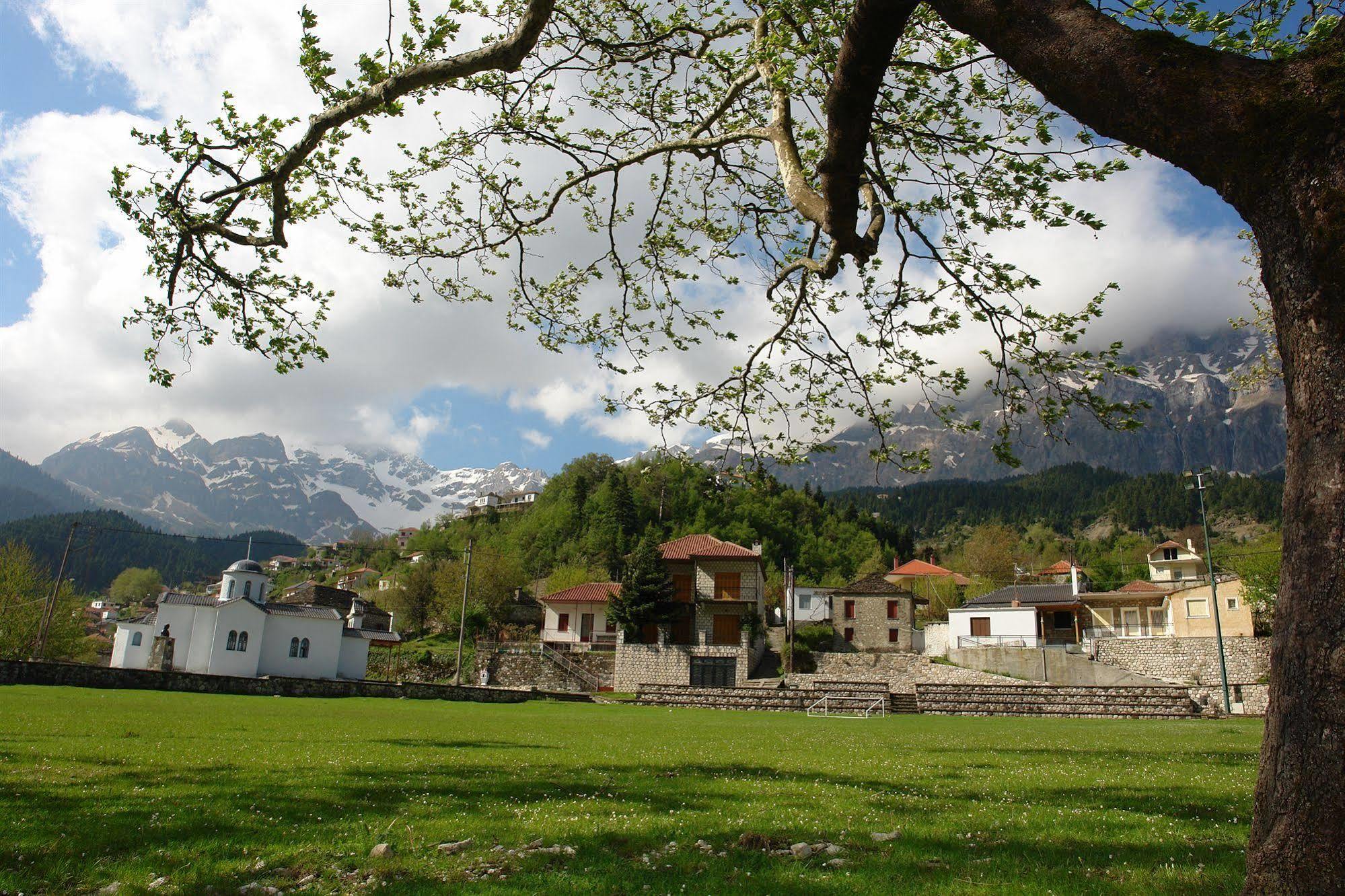 Orizontes Tzoumerkon Hotel Resort Pramanta Bagian luar foto